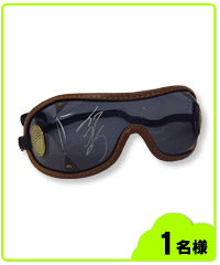 佐藤哲三　直筆サイン入り レース使用ゴーグル