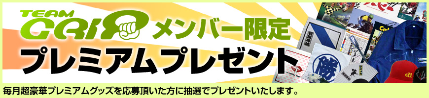 TEAM GRIPメンバー限定 プレミアムプレゼント